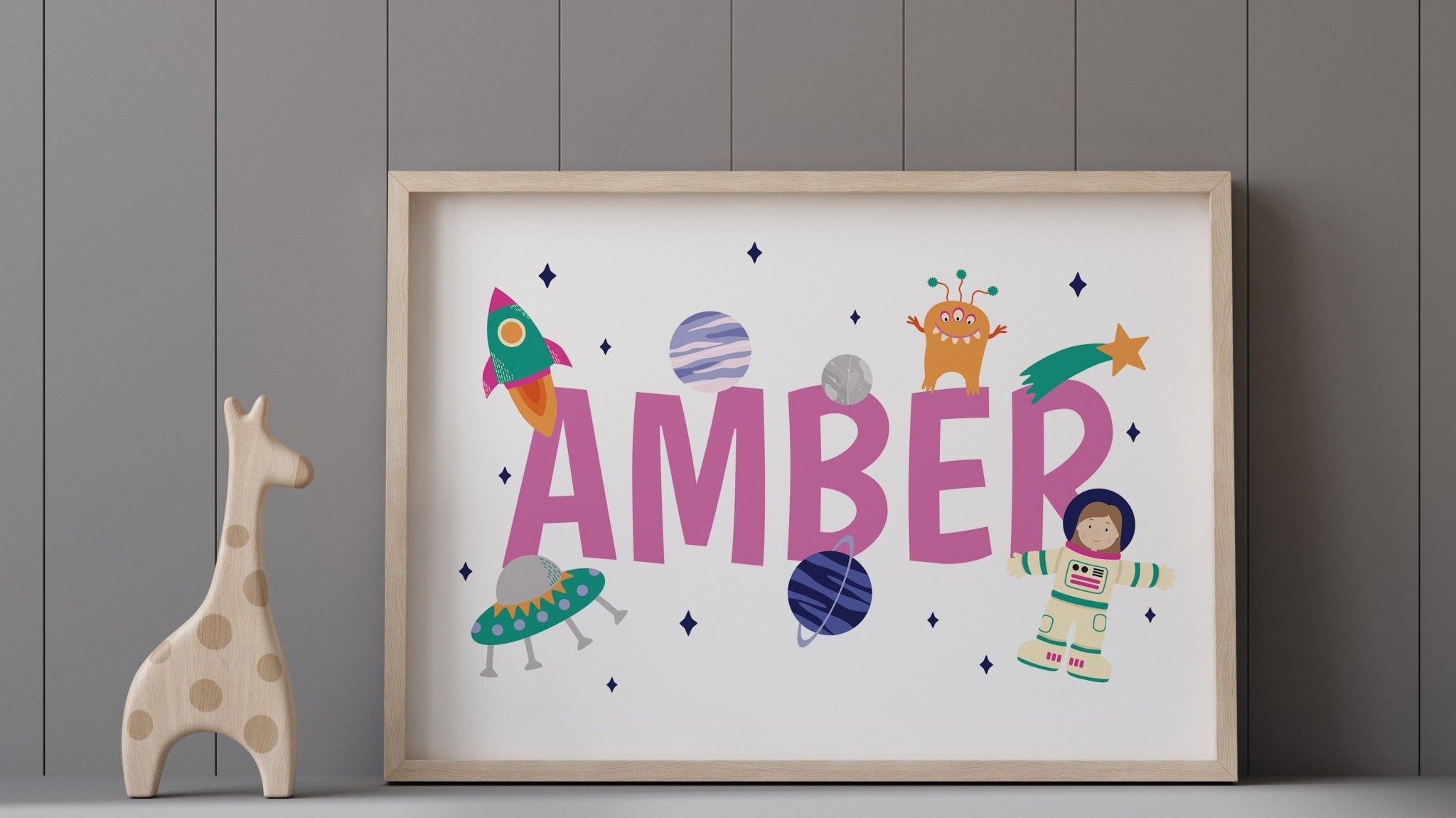 Exploring the Universe: Outer Space Nursery Prints - Dolly and Fred Designs