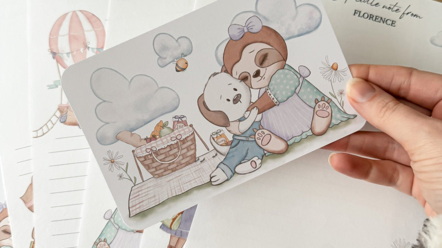 Gift Guide: The Best Animal-Inspired Prints & Writing Sets for Kids - Dolly and Fred Designs