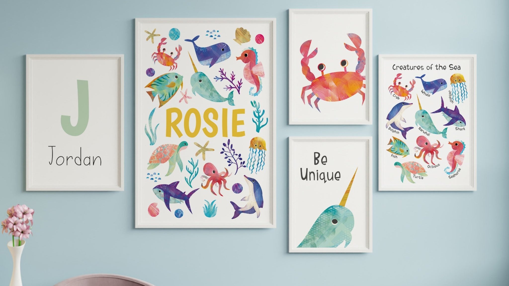 How do you hang wall art in a baby’s nursery? - Dolly and Fred Designs