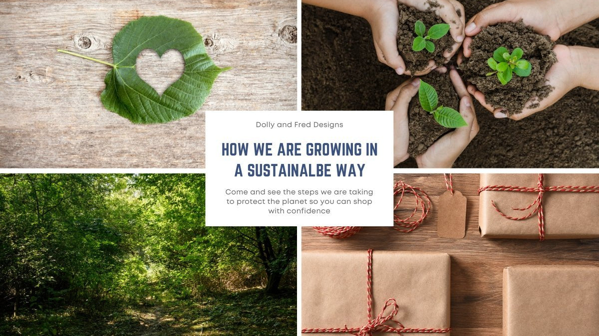 How we create a sustainable business - Dolly and Fred Designs