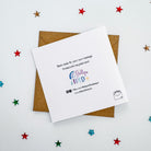 Back view of the Dolly and Fred Quare Greetings Cards