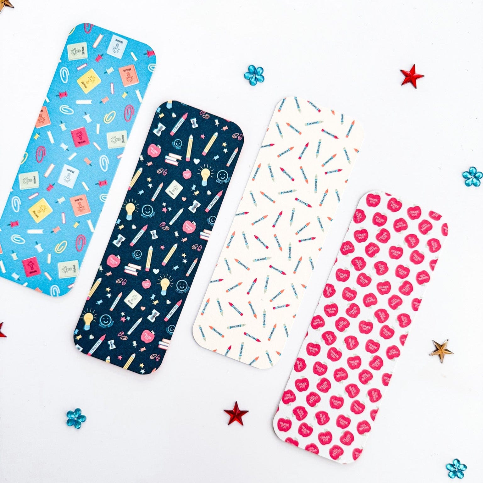 affirmation-bookmarks-patterned-flat-lay