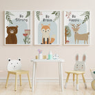 Affirmation Woodland Nursery Print Set - Dolly and Fred Designs