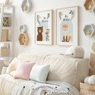 Affirmation Woodland Nursery Print Set - Dolly and Fred Designs