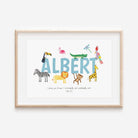 Bible Verse Safari Nursery Print - Dolly and Fred Designs