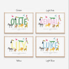 Bible Verse Safari Nursery Print - Dolly and Fred Designs