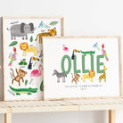 Bible Verse Safari Nursery Print - Dolly and Fred Designs