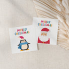 Bright Penguin Christmas Card - Dolly and Fred Designs