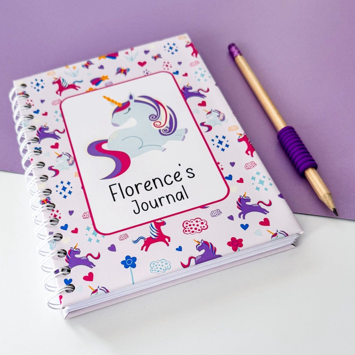 Children’s Unicorn Daily Journal - Dolly and Fred Designs