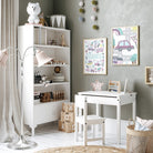 Pink and PurpleTransport Nursery Name Print Set, Personalised new baby gift, Little girls playroom art