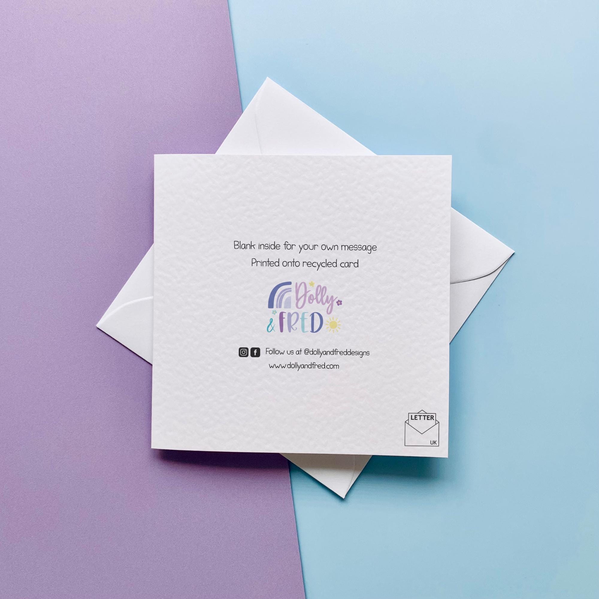 Little Girls Mermaid Birthday Card, Personalised Card for kids, new baby greeting card