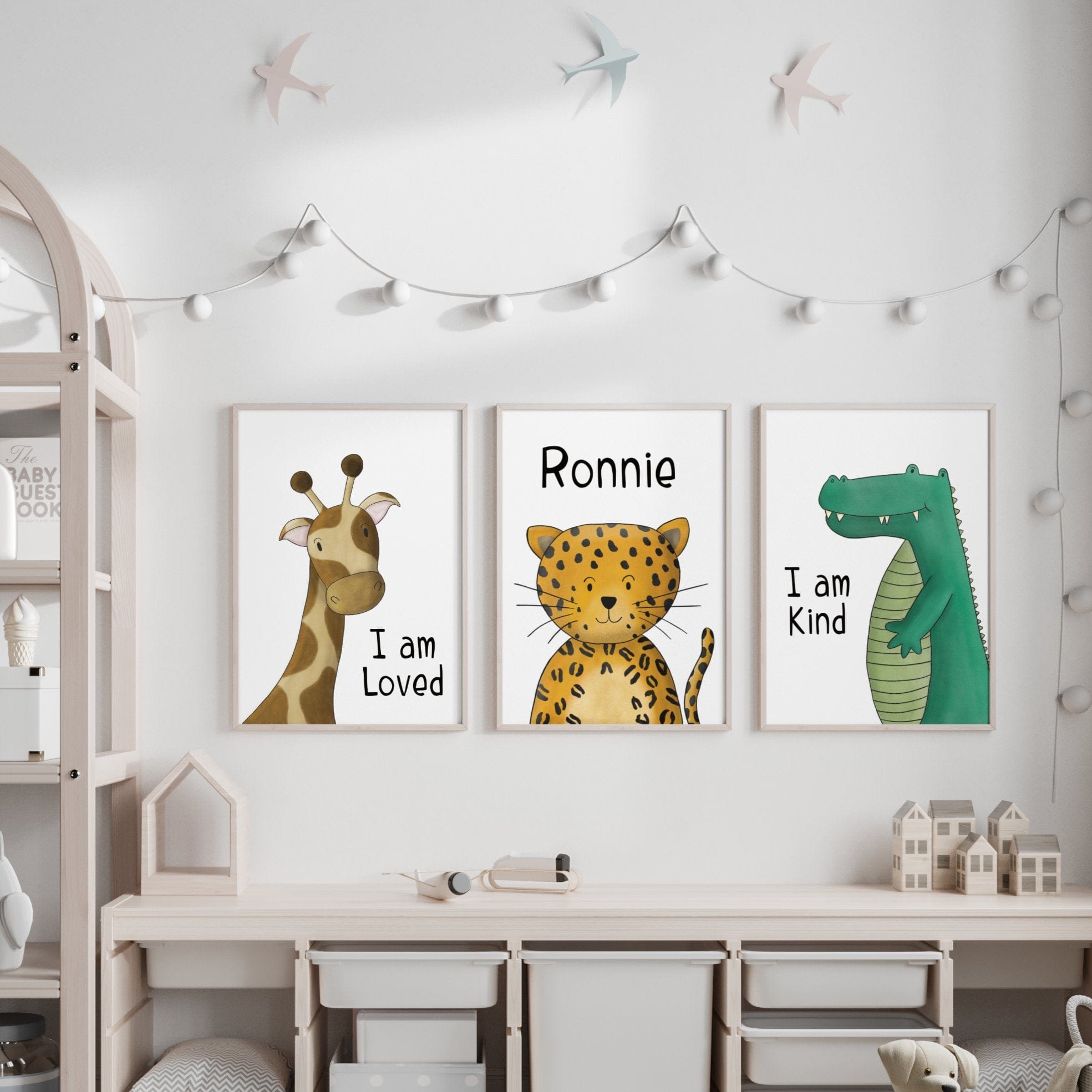 Jungle Motivational print set of 9 - Dolly and Fred Designs