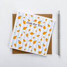 Personalised lemon-themed summer card with bold yellow stripes