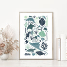 Ocean animal print - Dolly and Fred Designs