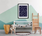 Personalised Alphabet and Numbers Print - Dolly and Fred Designs
