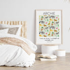 Personalised Bible Verse Safari Animal Print - Dolly and Fred Designs