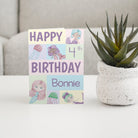 Personalised Mermaid Birthday Card - Dolly and Fred Designs