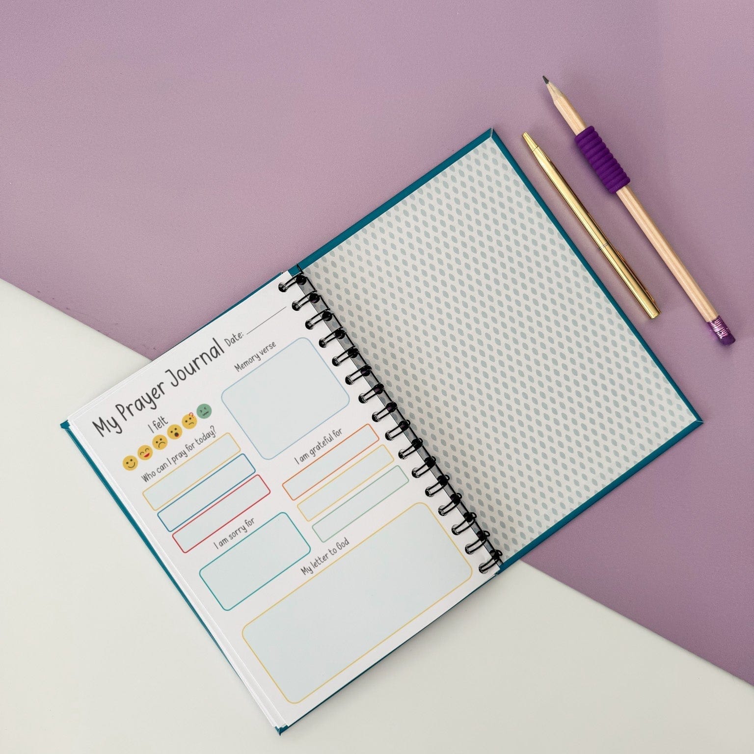 Personalised Space Themed Prayer Journal - Dolly and Fred Designs