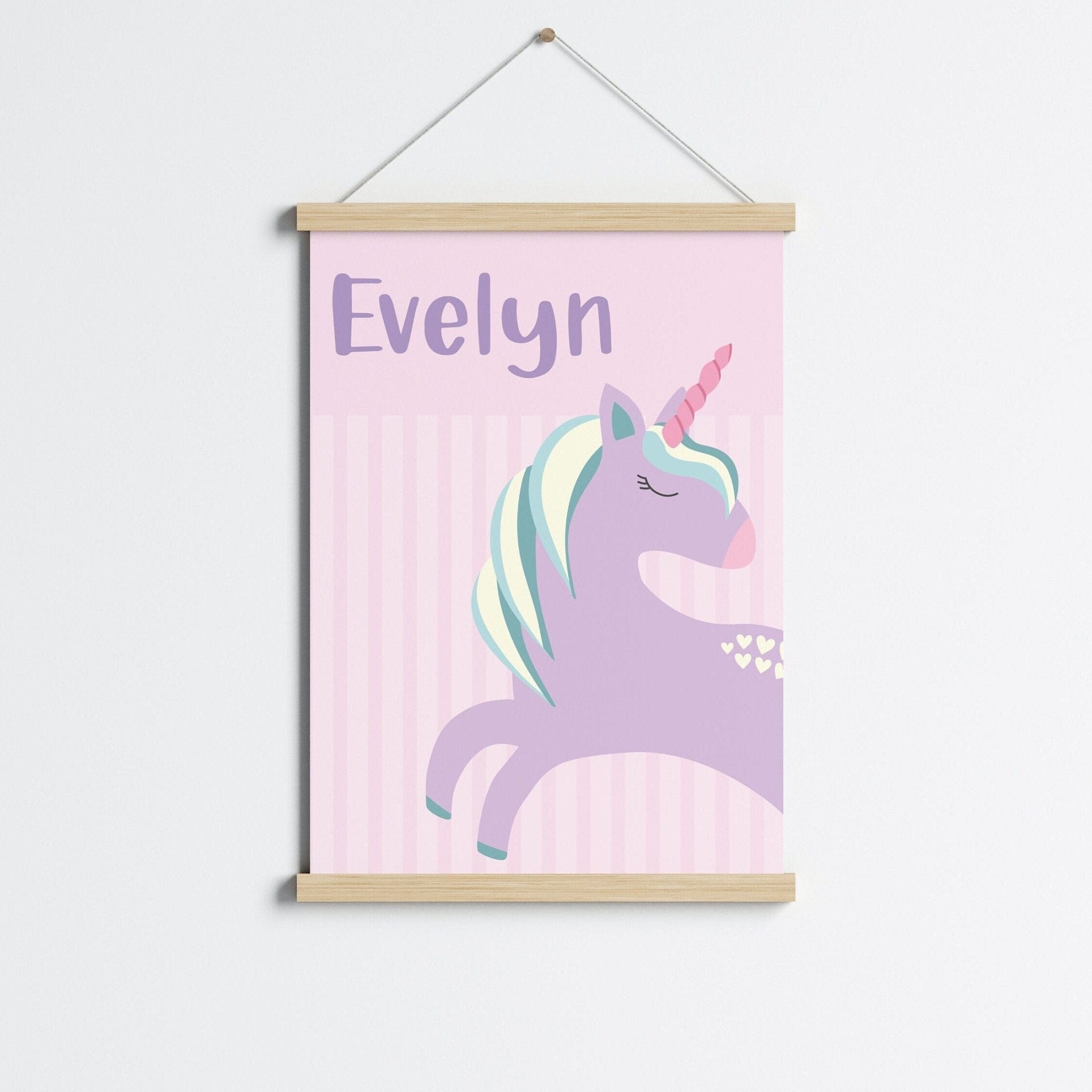 Personalised Unicorn Print - Dolly and Fred Designs
