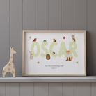 Personalised Woodland Nursery Print - Dolly and Fred Designs