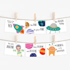 Pink Space Postcards - Dolly and Fred Designs