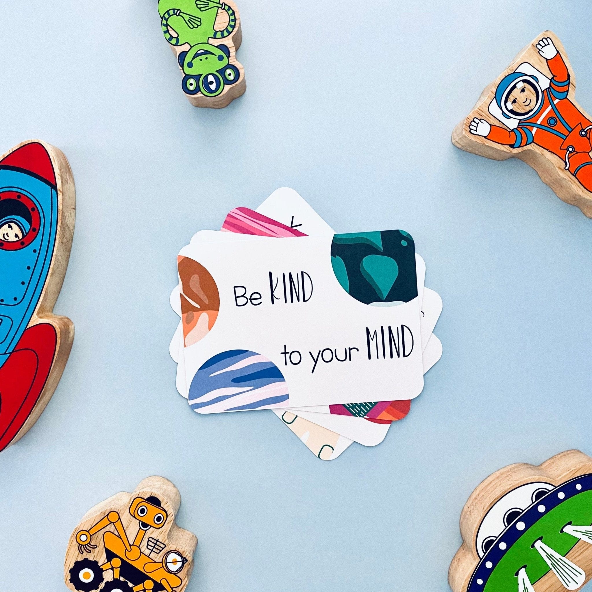 Pink Space Postcards - Dolly and Fred Designs