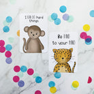 Safari affirmation cards for kids - Dolly and Fred Designs