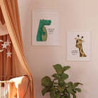 Safari Animal Bible Verse Nursery Prints Set of 9 - Dolly and Fred Designs