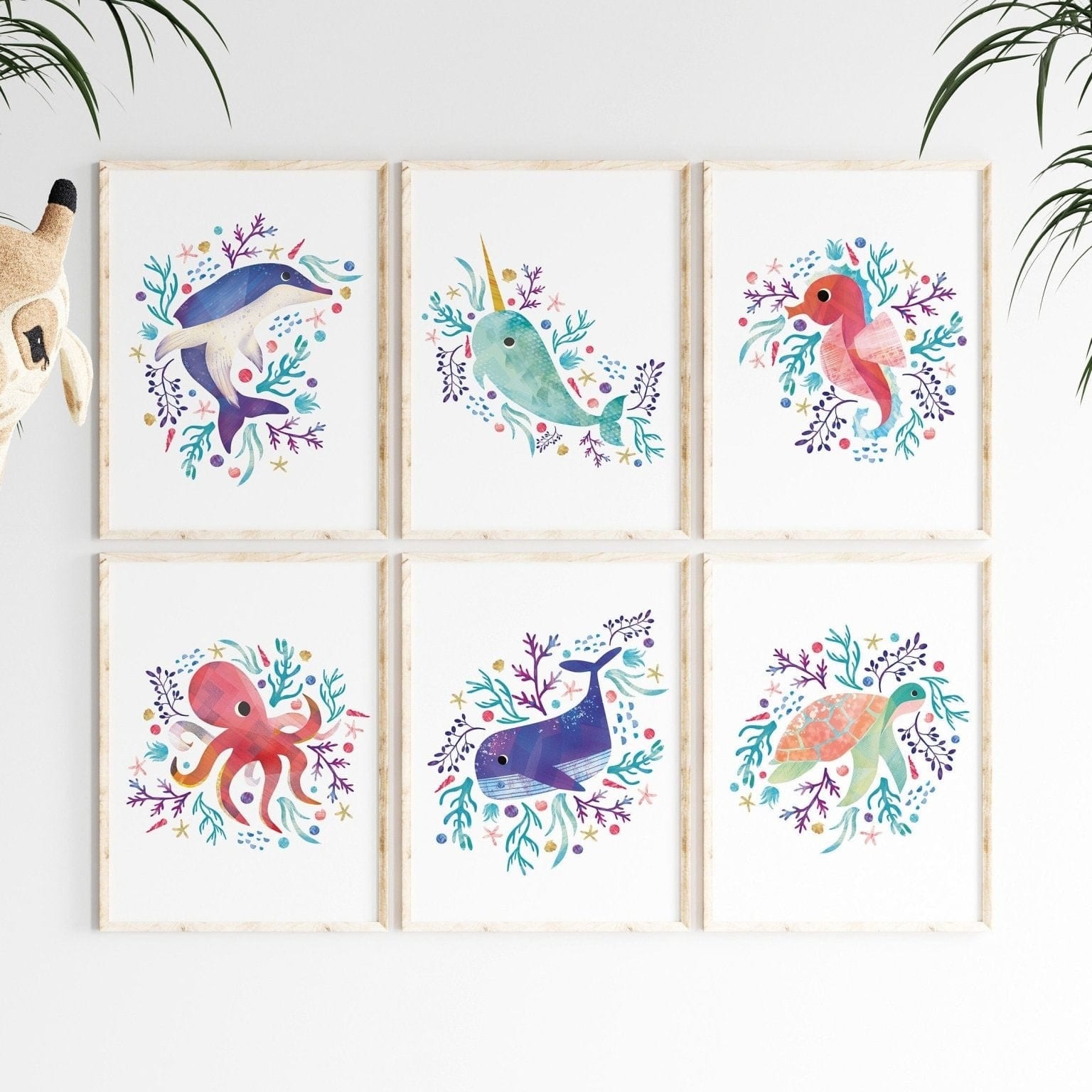 Sea Life Nursery Prints - Dolly and Fred Designs