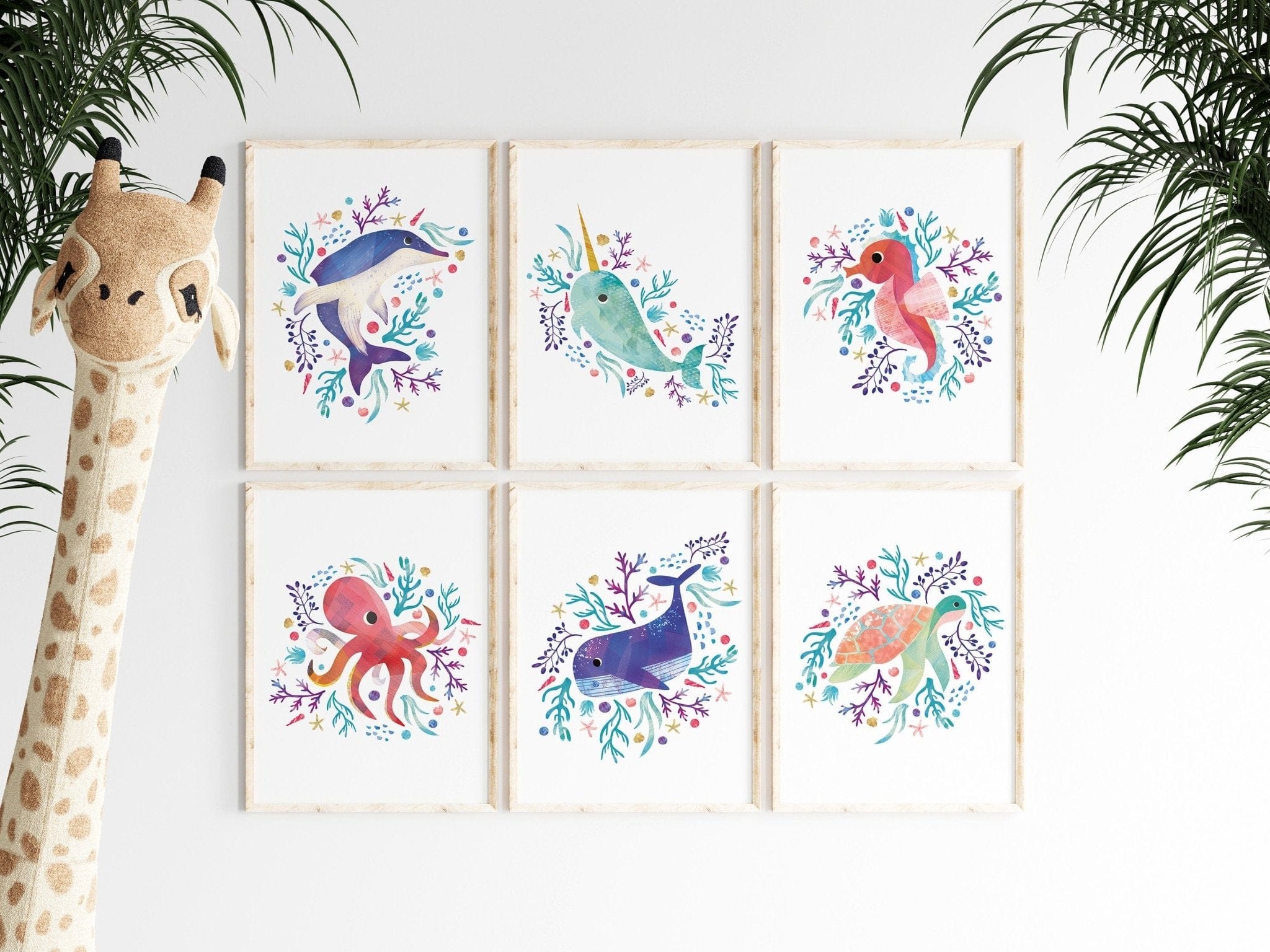 Sea Life Nursery Prints - Dolly and Fred Designs