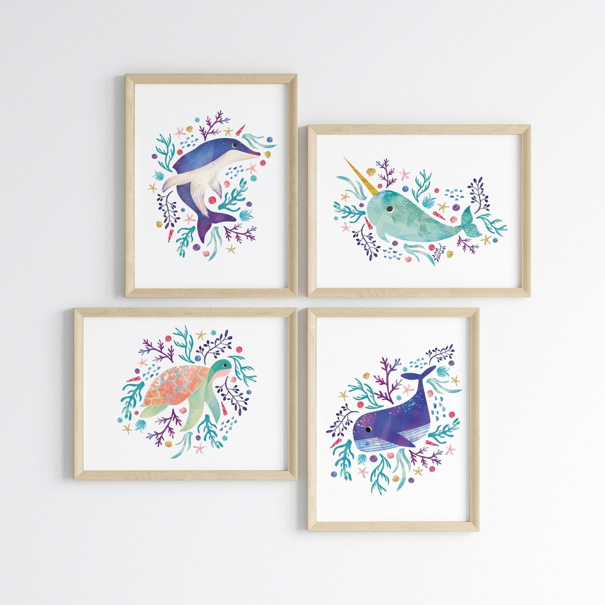 Sea Life Nursery Prints - Dolly and Fred Designs