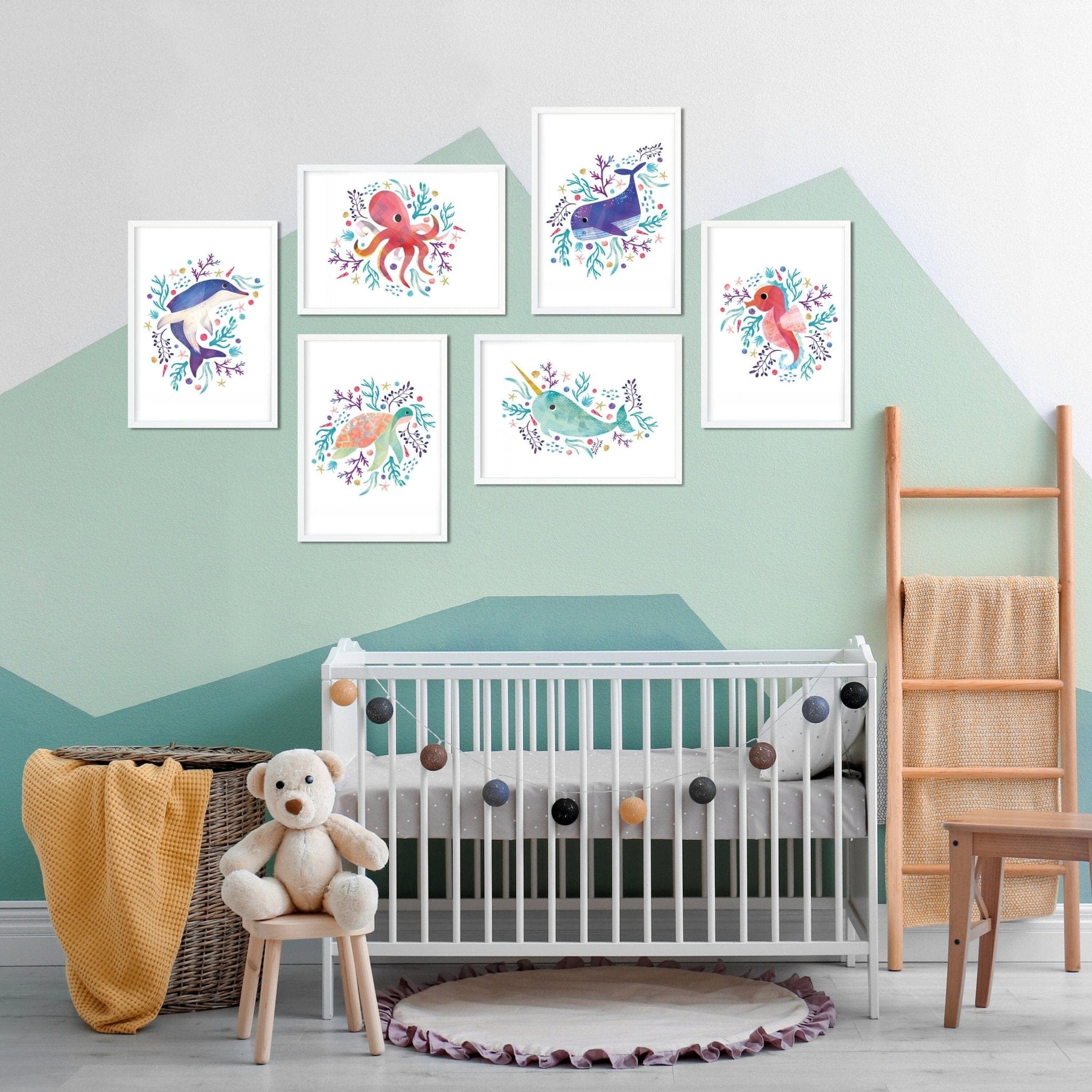 Sea Life Nursery Prints - Dolly and Fred Designs
