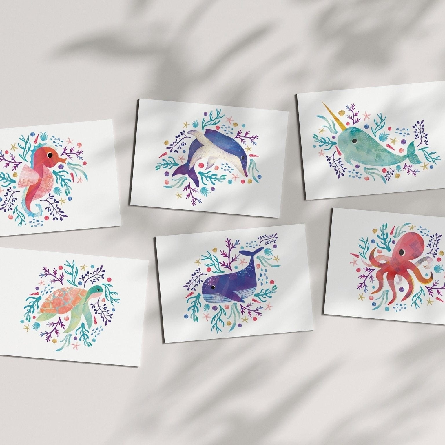 Sea Life Nursery Prints - Dolly and Fred Designs