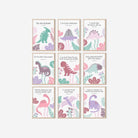 Set of 9 Pink Dinosaur Bible verse prints - Dolly and Fred Designs