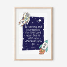 Space Bible Verse Prints, Set of 3 Dolly and Fred Designs