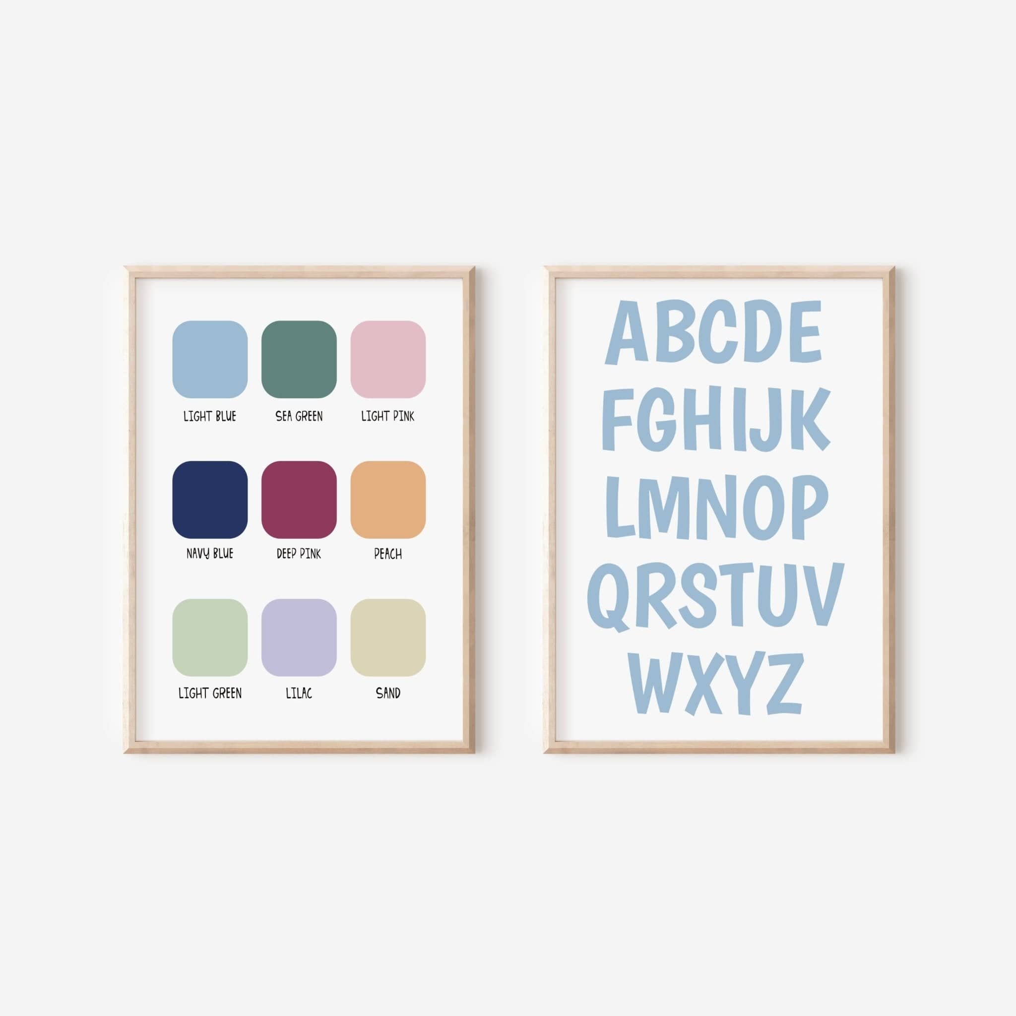 Under the Sea Initial Nursery Print Set - Dolly and Fred Designs