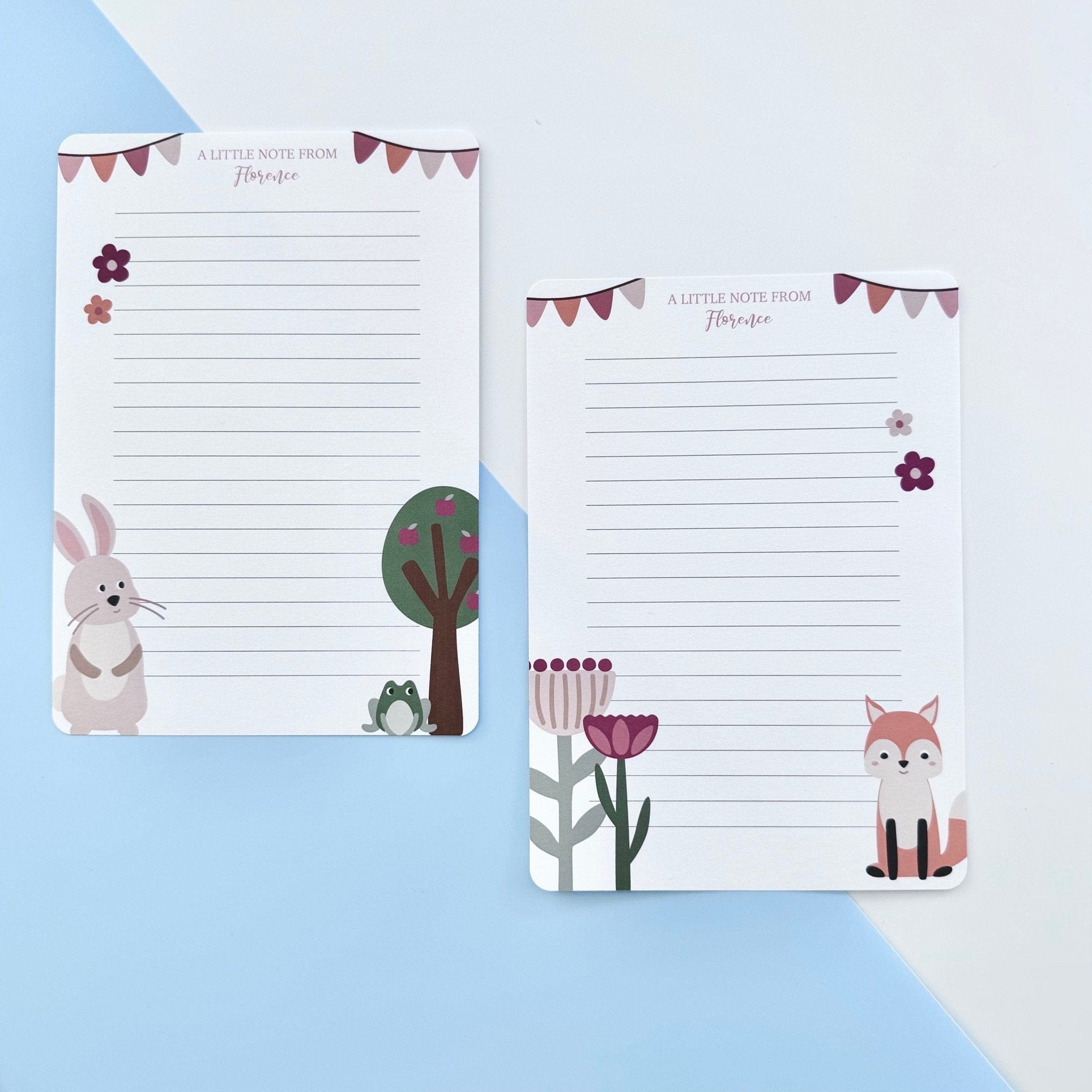 Woodland Animal Writing Set For Children - Dolly and Fred Designs