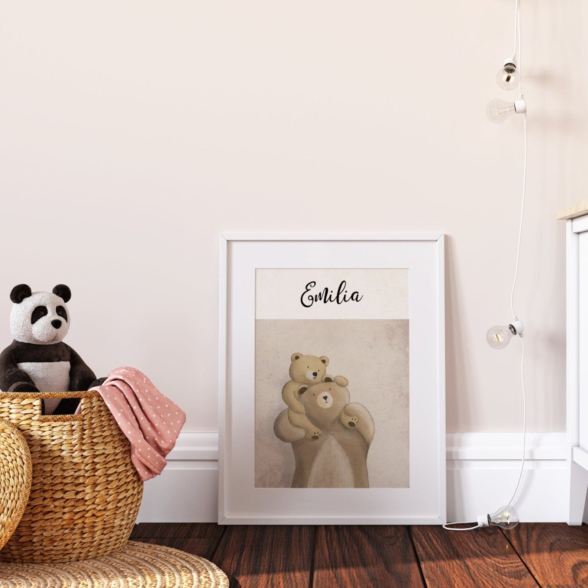Bear nursery print - Dolly and Fred Designs