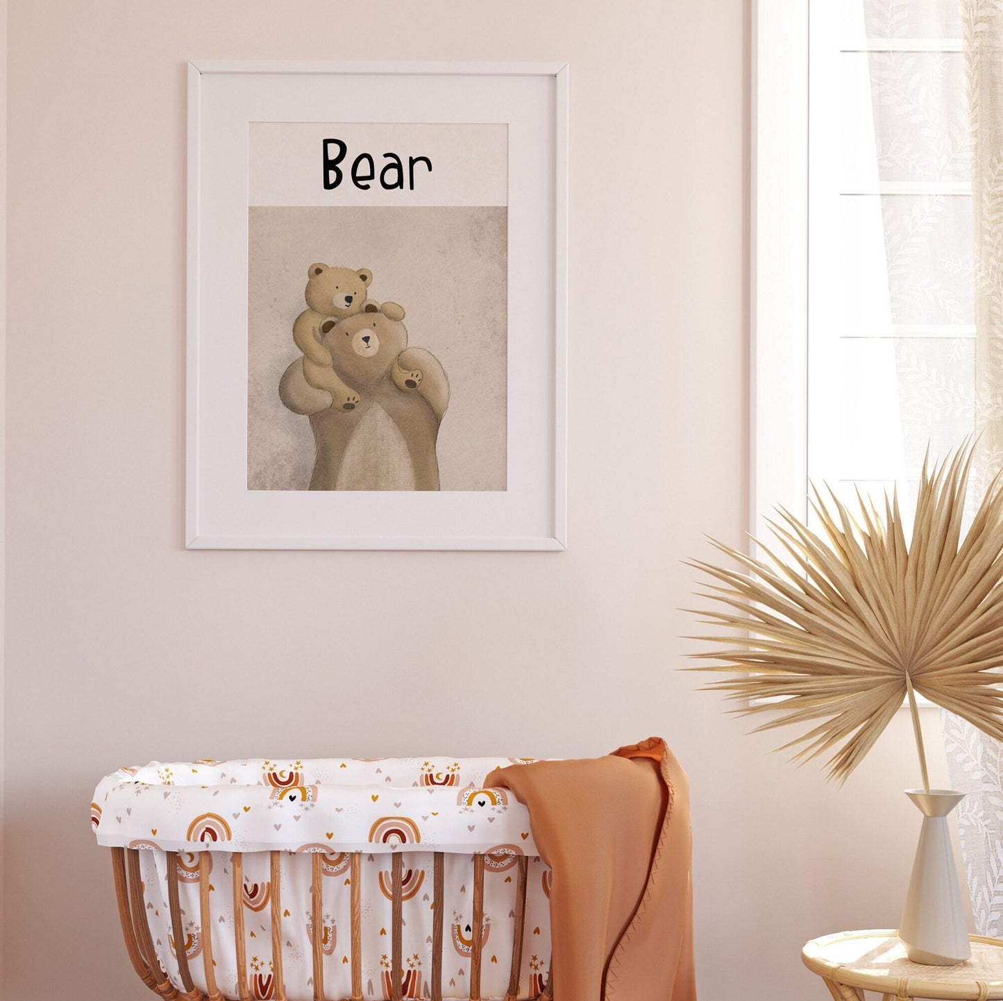 Bear nursery print - Dolly and Fred Designs