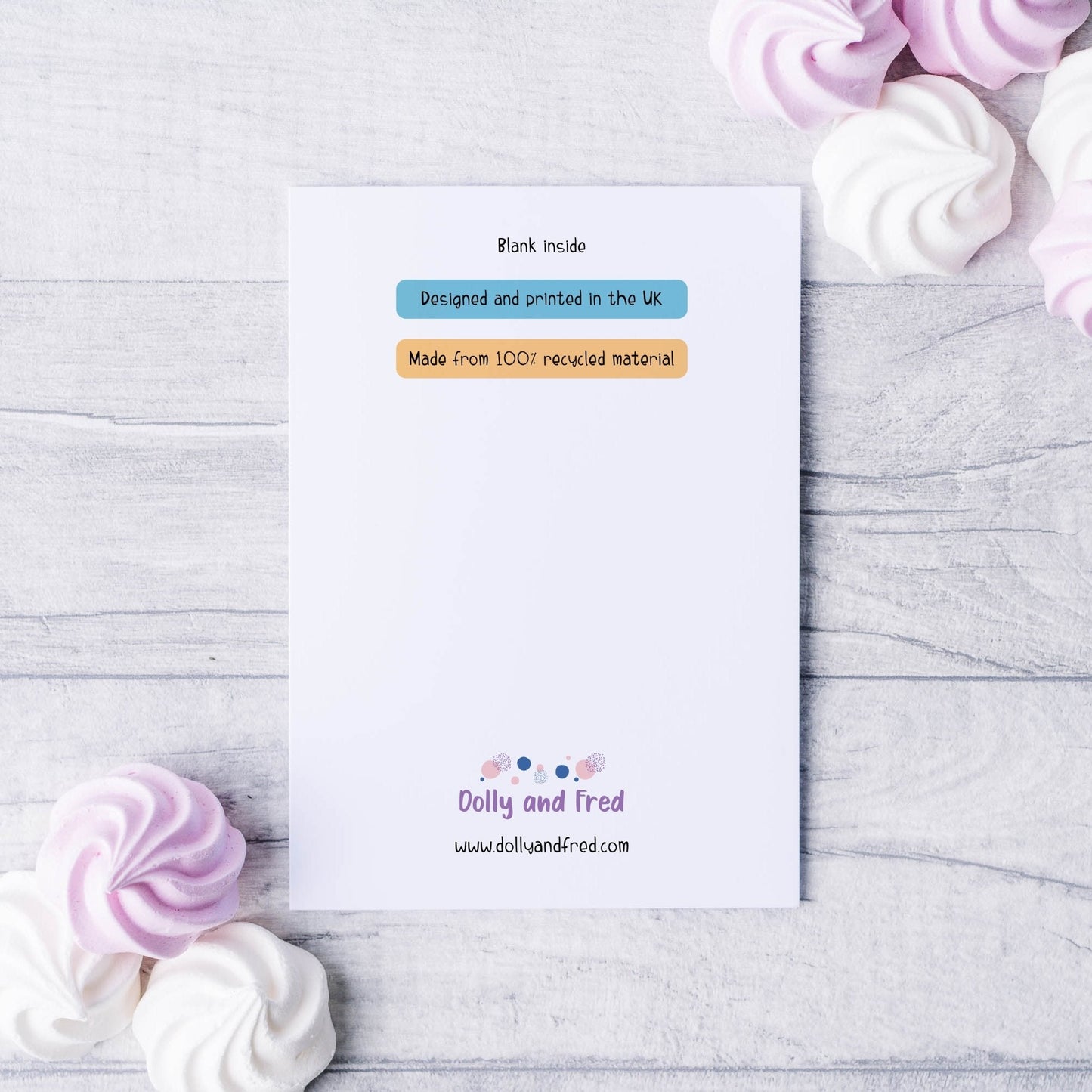 Bright and bold christmas card - Dolly and Fred Designs