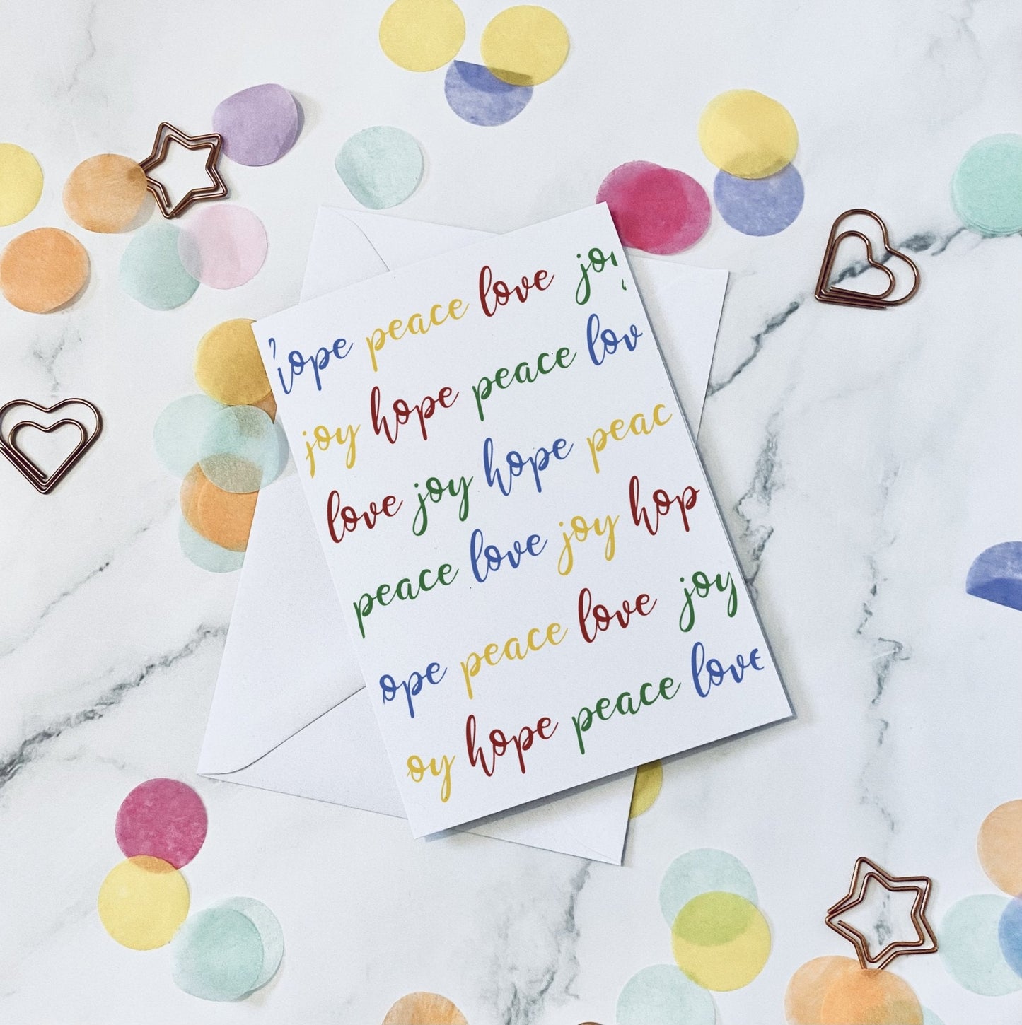 Bright and bold christmas card - Dolly and Fred Designs