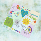 Bright Bible Verse Postcards - Dolly and Fred Designs