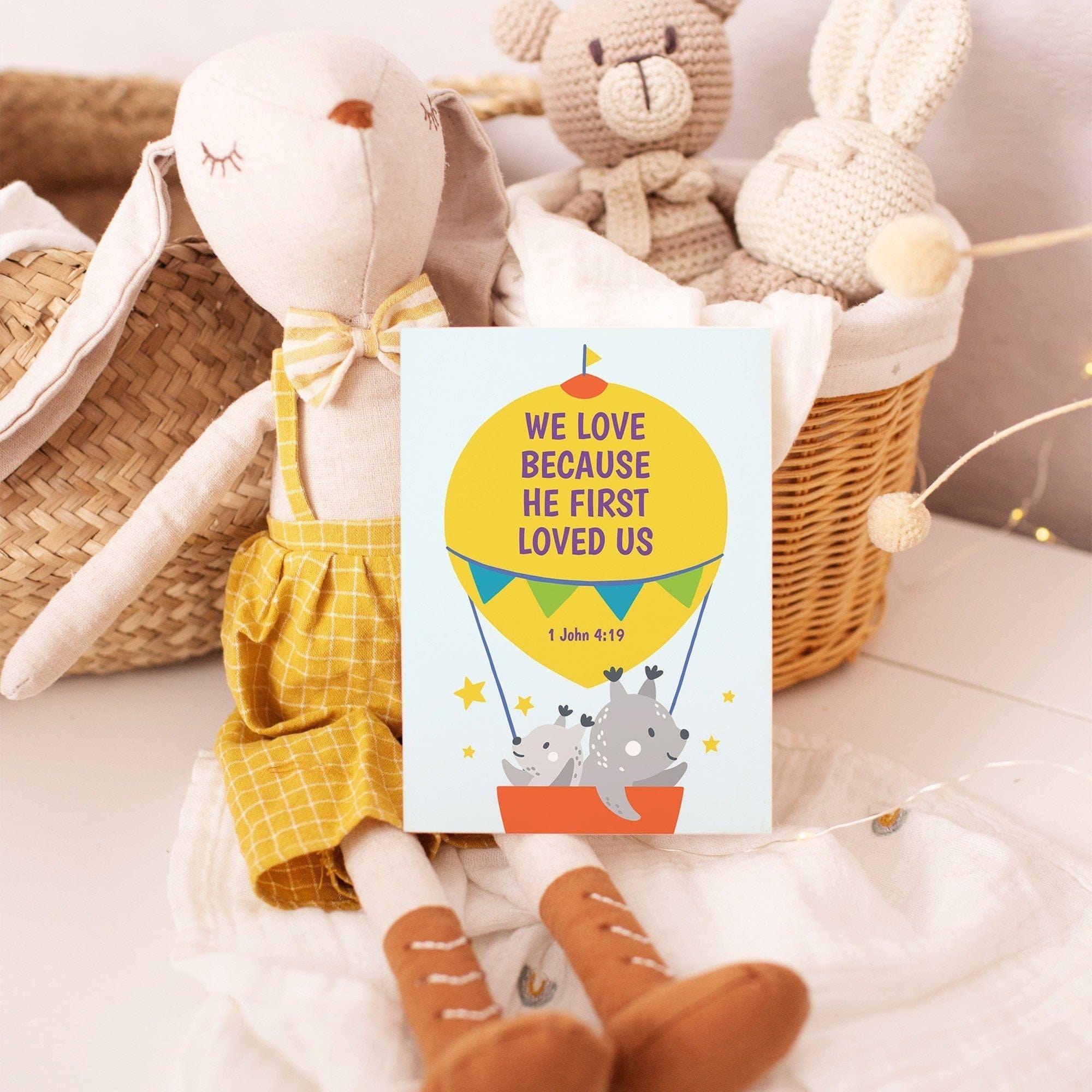 Bright Bible Verse Postcards - Dolly and Fred Designs