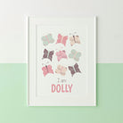 Butterfly affirmation nursery print - Dolly and Fred Designs