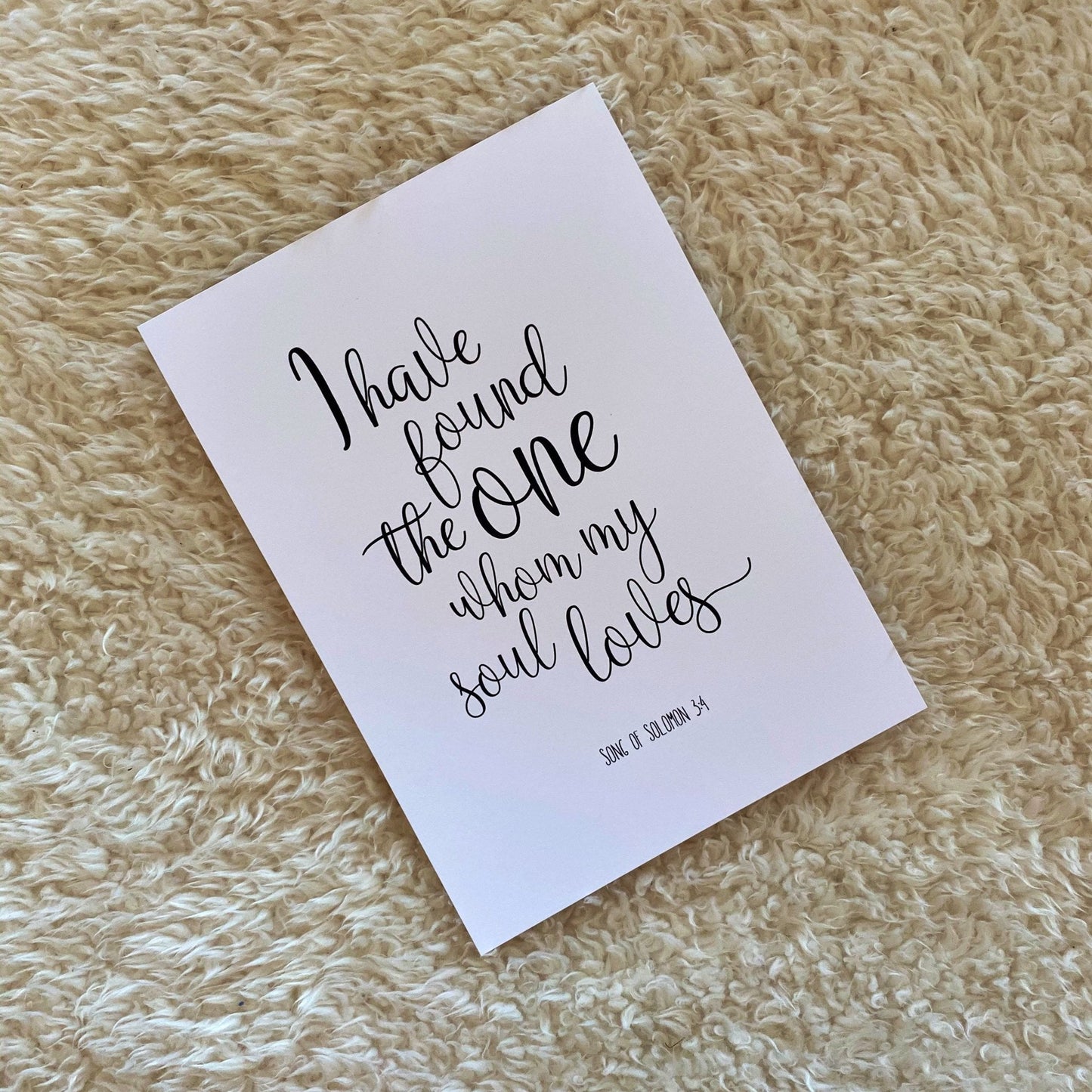 Christian Verse Anniversary Print - Dolly and Fred Designs