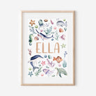 Custom Under the Sea Nursery Print - Dolly and Fred Designs