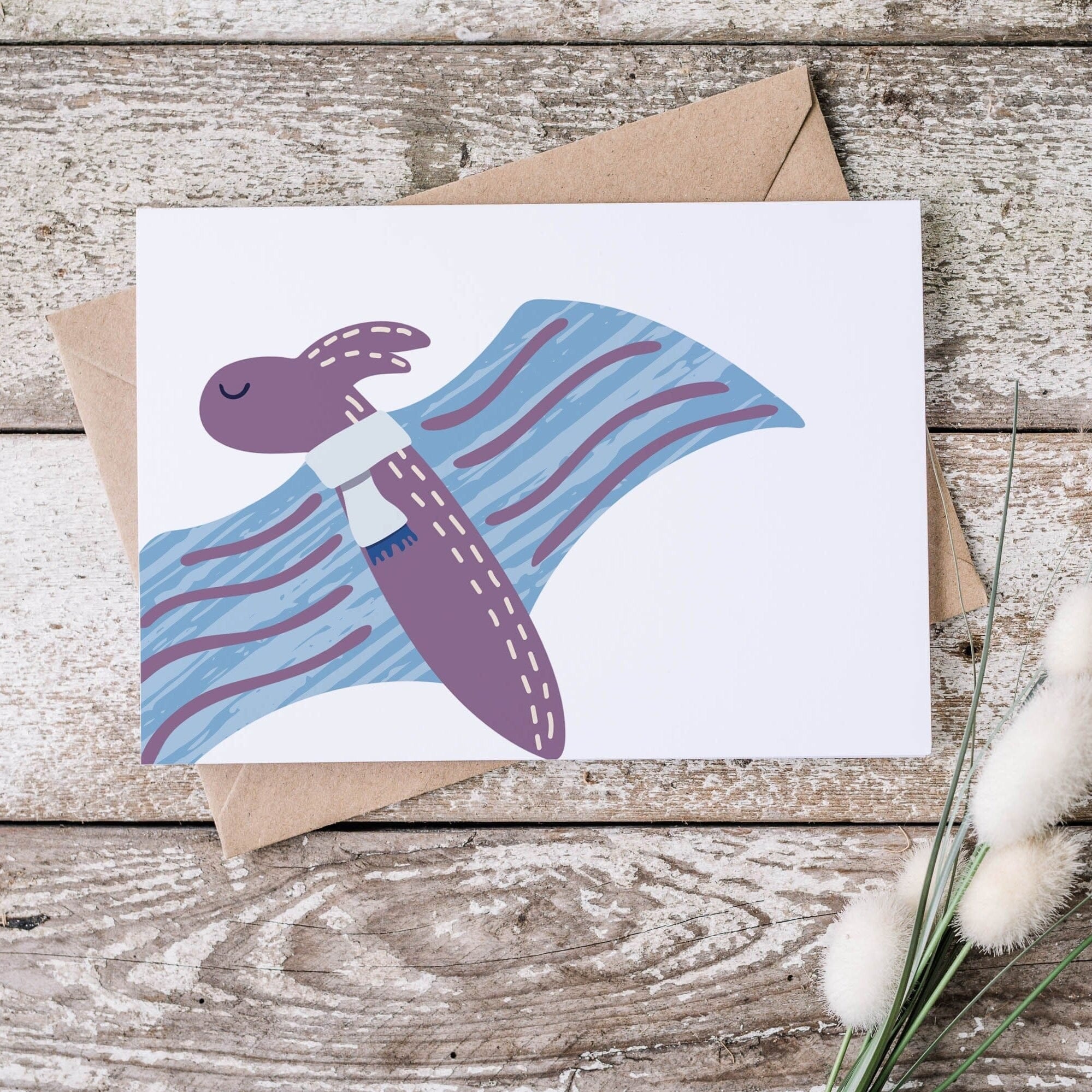 Dinosaur Christmas Postcard Set - Dolly and Fred Designs