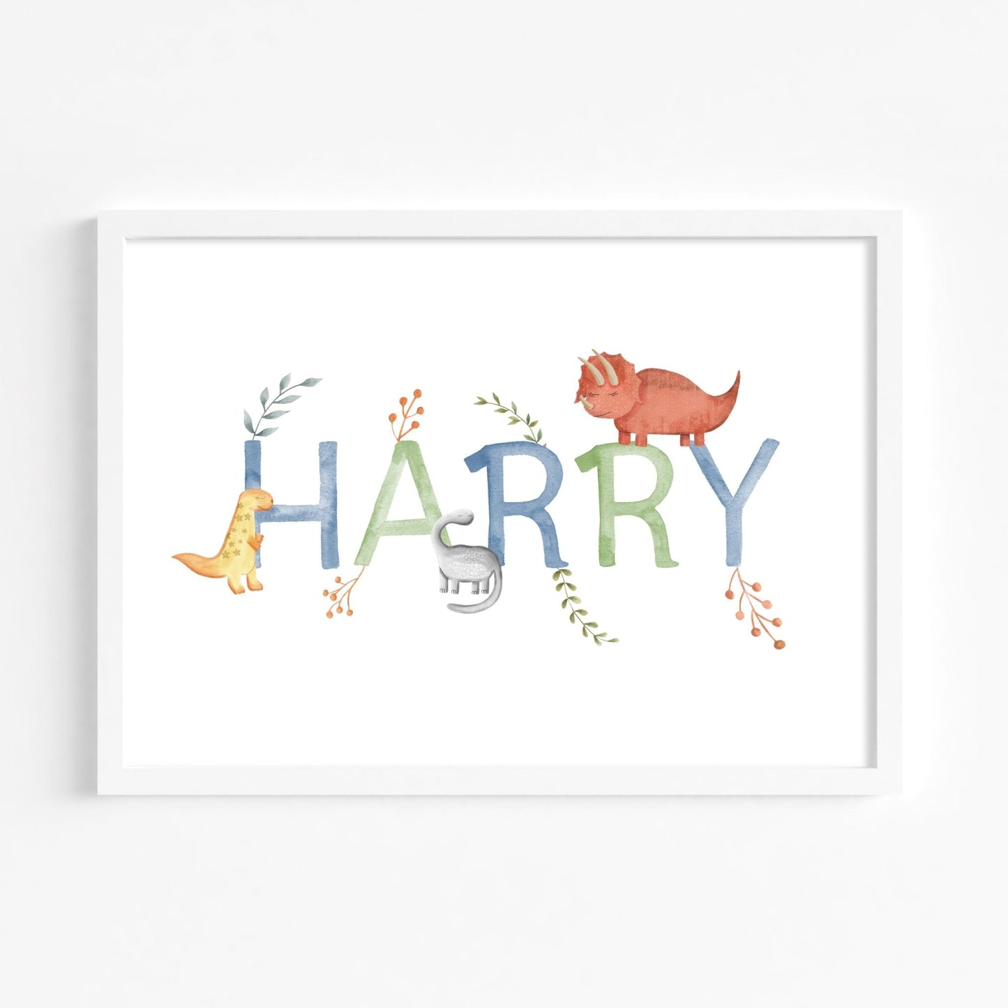 Dinosaur Name Print - Dolly and Fred Designs
