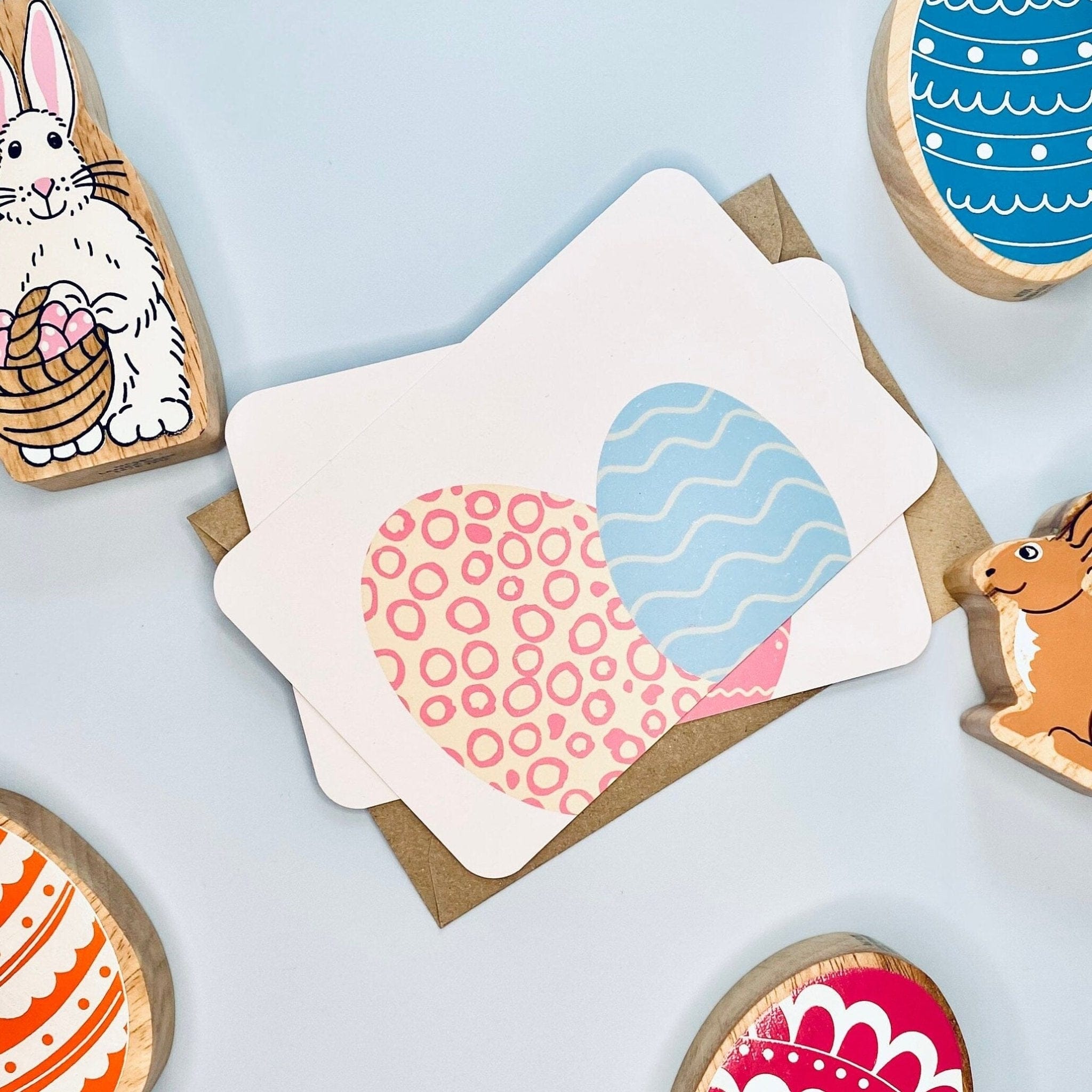 Easter egg hunt postcards - Dolly and Fred Designs