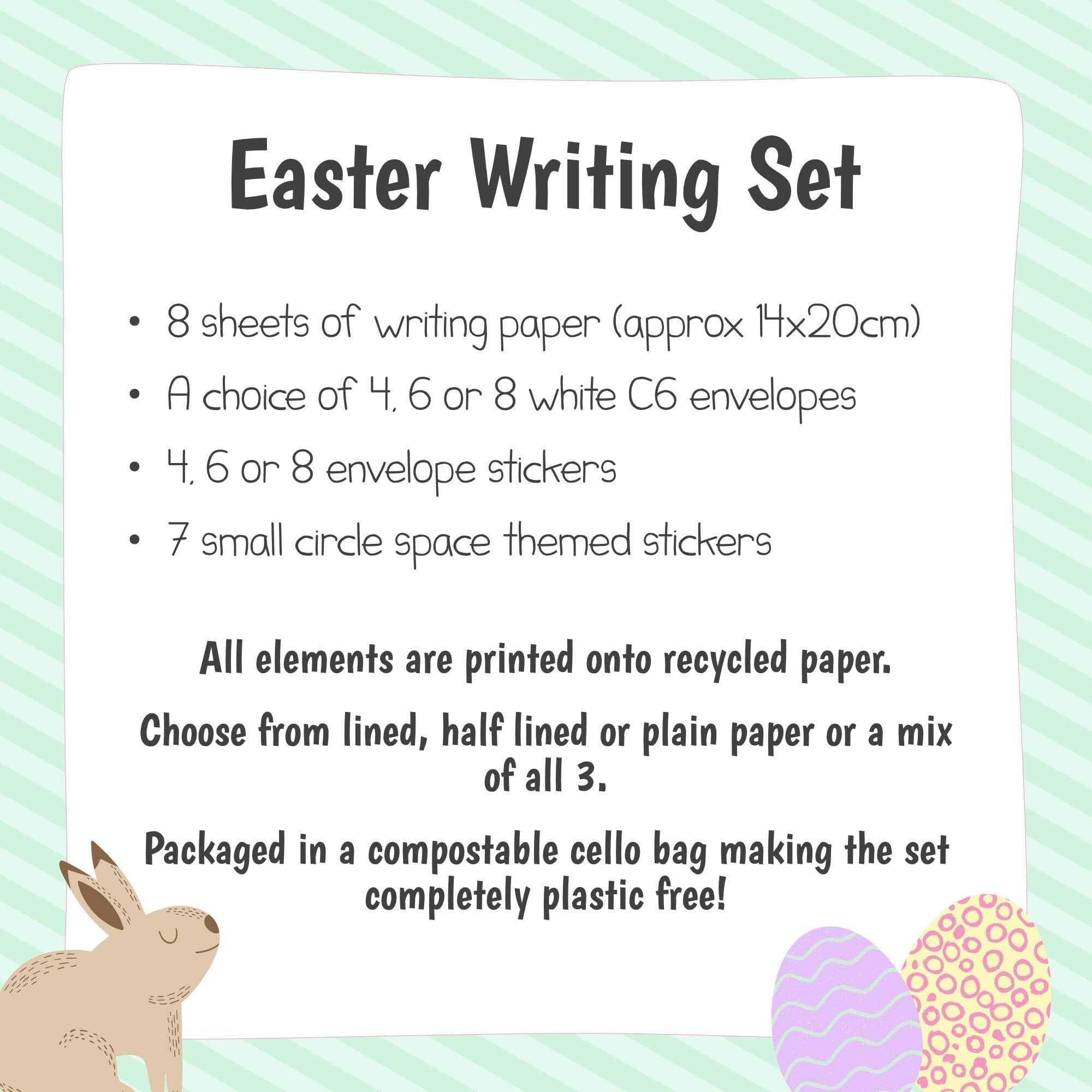 Easter Letter Writing Set - Dolly and Fred Designs